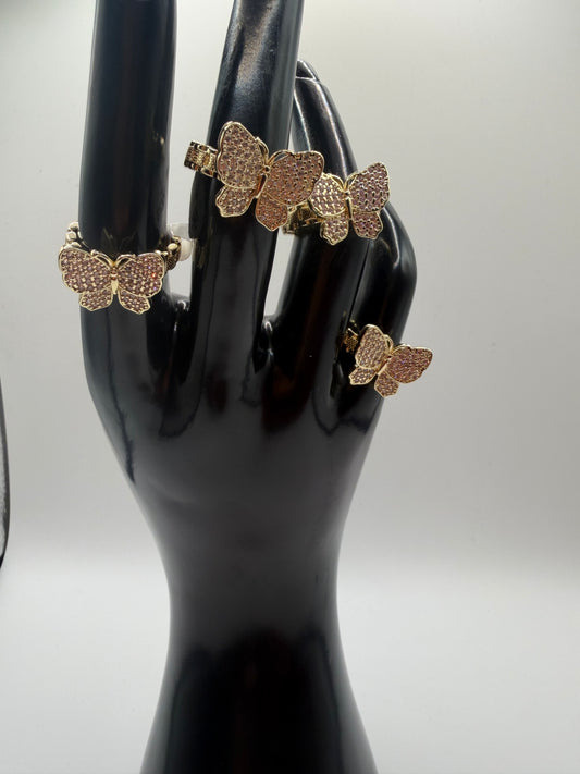 Butterfly Rolex ring