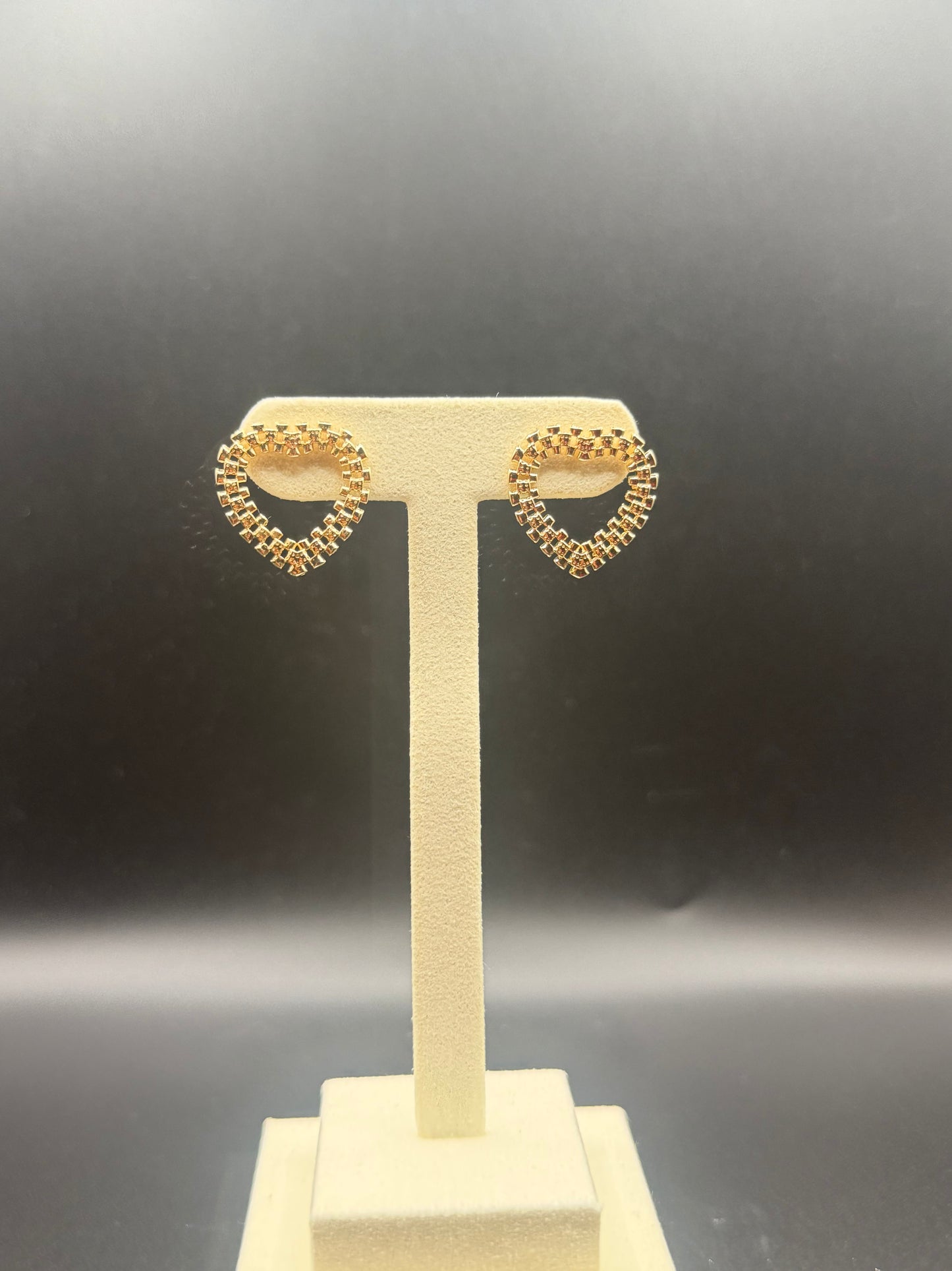 Rolex Heart Earrings