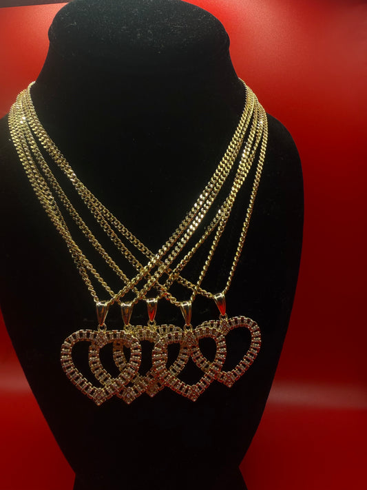 Rolex Heart Necklace