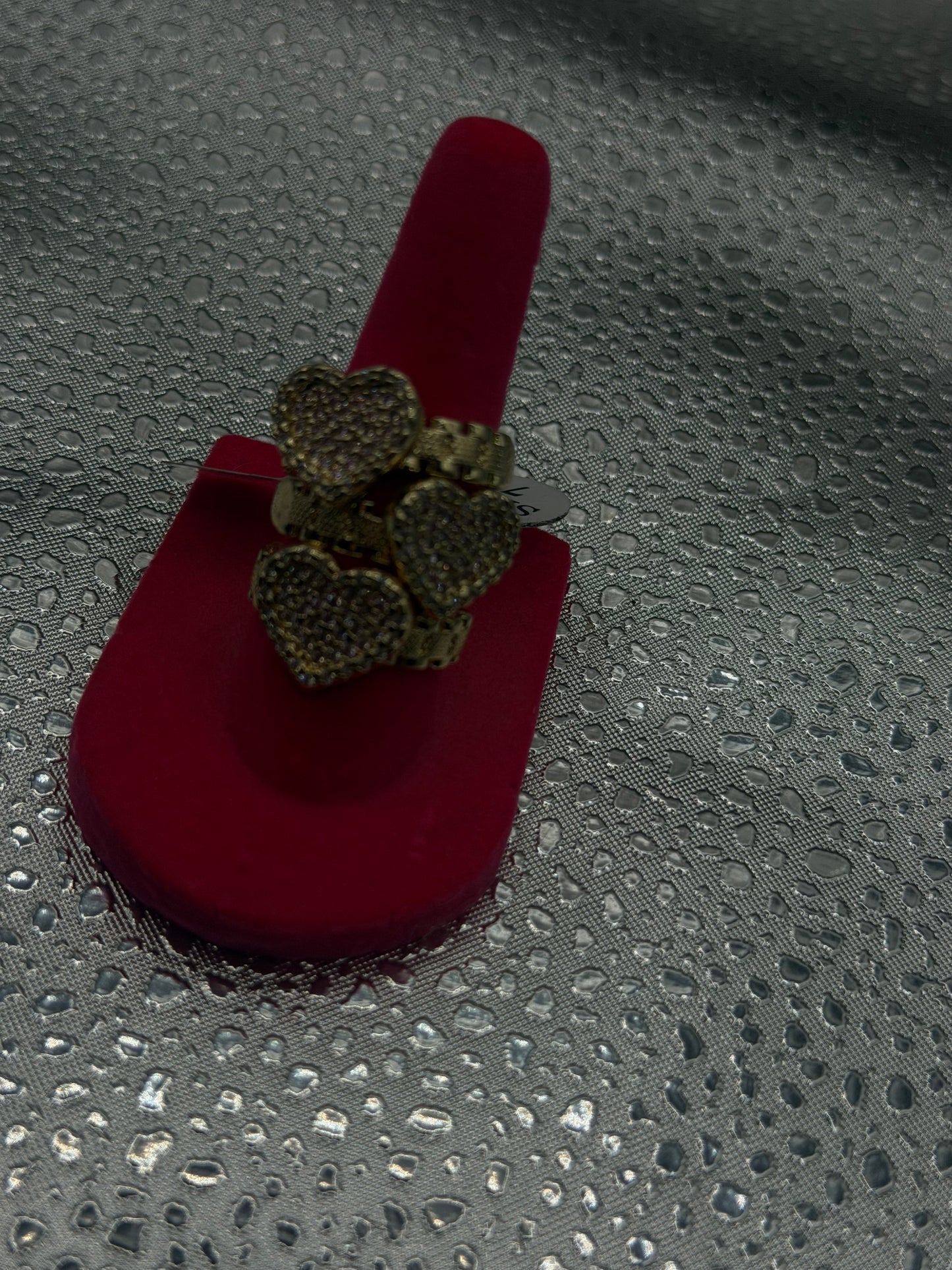 Pink Rolex Heart Ring