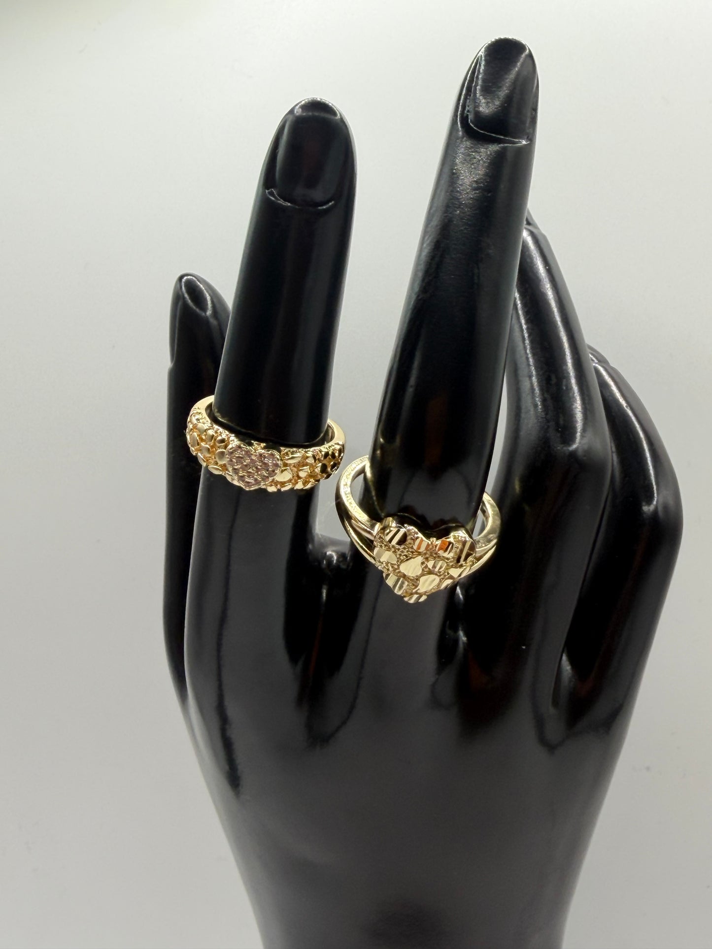 Nugget Heart Ring