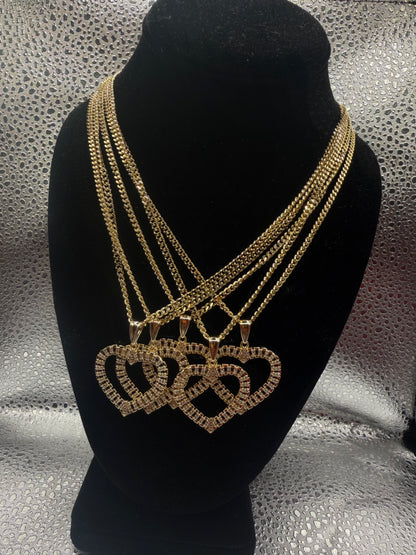Rolex Heart Necklace