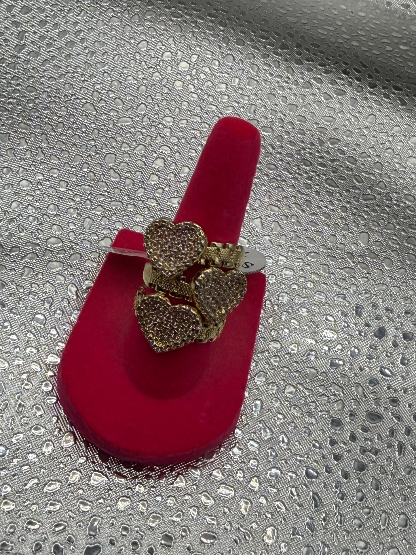 Pink Rolex Heart Ring