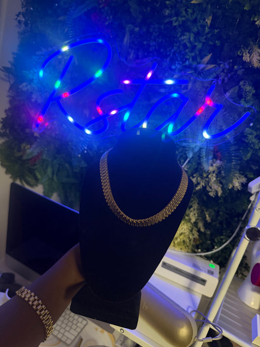 Rolex Necklace ( Solid)